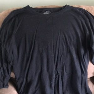 Sonoma plain black long sleeve